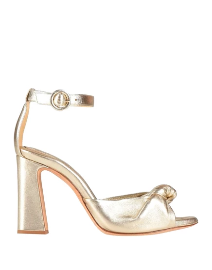 Женские сандалии Alexandre Birman платиновые