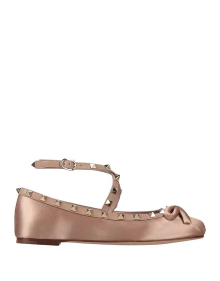 Женские балетки Valentino Garavani, антично-розовые