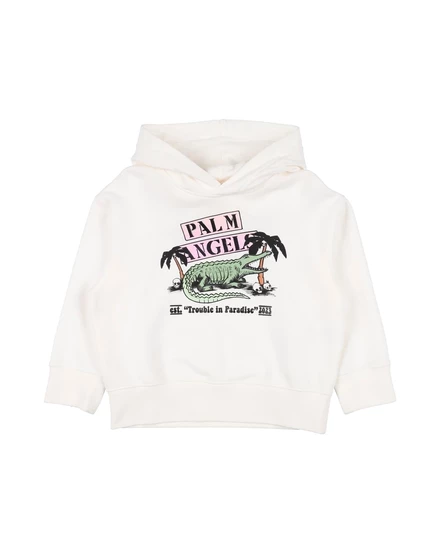 Детское худи Palm Angels, белое