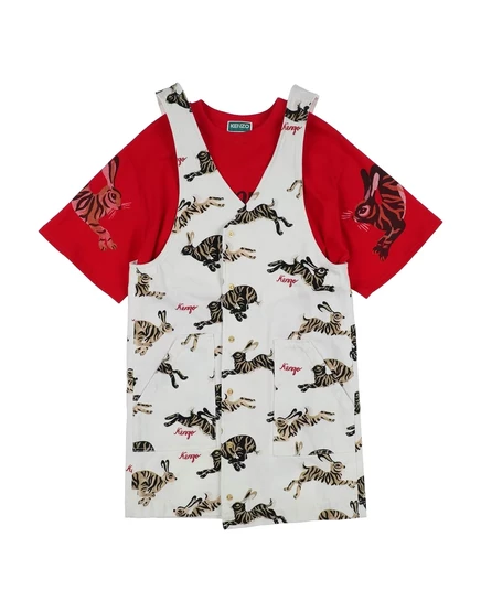 Детский комбинезон Kenzo Kids без рукавов, белый
