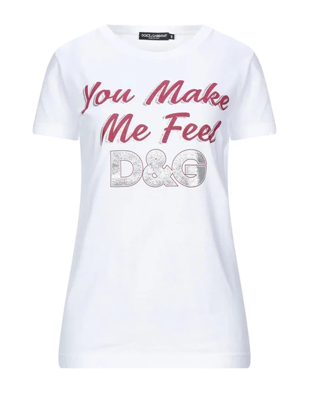 Женская футболка Dolce&Gabbana mister_saving_10, белая