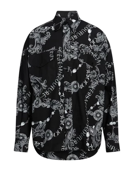 VERSACE JEANS COUTURE Pубашка чёрный
