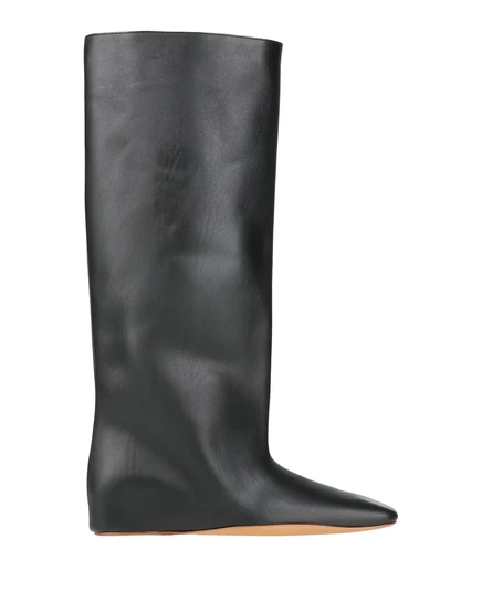 Женские сапоги Jil Sander, кожаные, черные