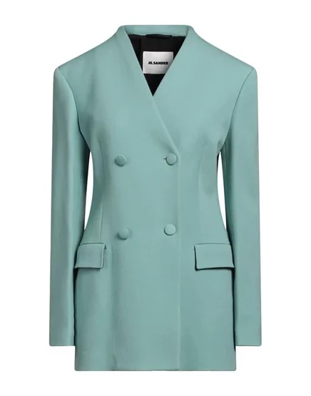 JIL SANDER Пиджак шалфейно-зелёный
