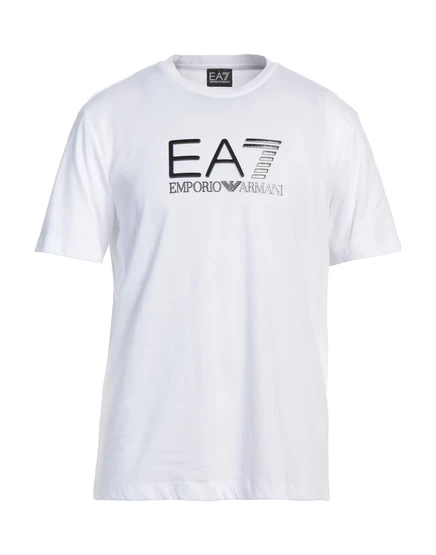 Мужская футболка EA7 HAMISH, белая