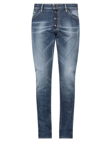 Джинсы DSquared2 прямого кроя, синие