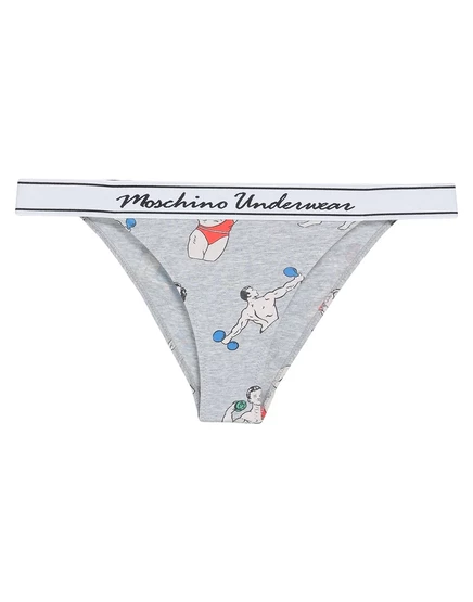 Женские трусы Moschino Wonder Woman, серые