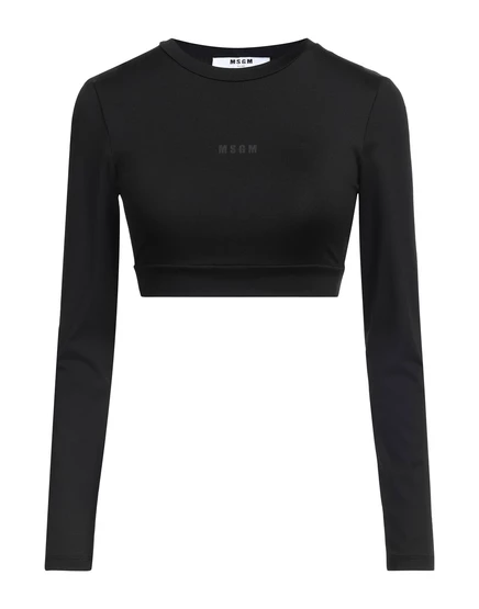 Женская футболка MSGM Wonderwoman, черная