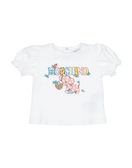Детская футболка Moschino Baby, белая