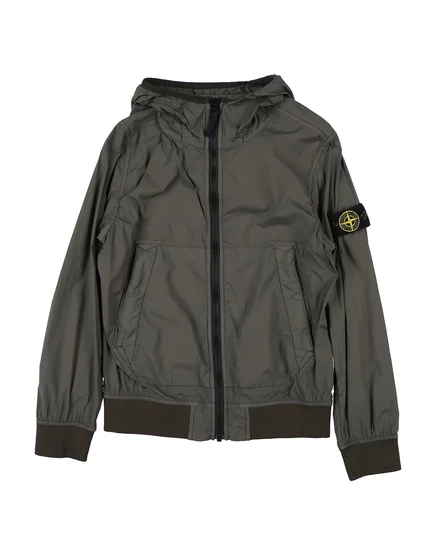 Мужская куртка Stone Island Junior, зелёный милитари