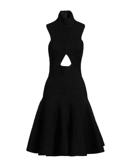 ALAÏA Платье миди чёрный