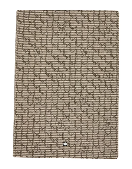 Блокнот Montblanc в линейку, серо-коричневый