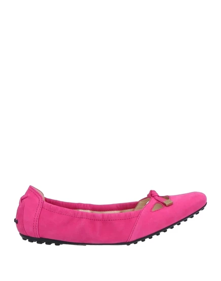 Женские балетки Tod's Lorenz_SP, замшевые, фуксия
