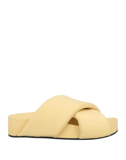 Женские сандалии Jil Sander, светло-кремовые