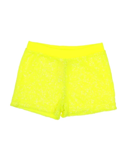 Женские шорты PINKO UP с пайетками, желтые