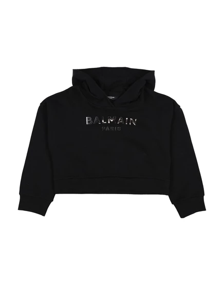 Детское худи Balmain Junior, черное