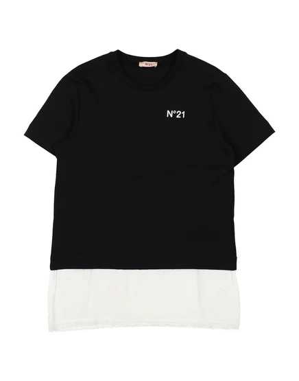 Детская футболка N21, черная