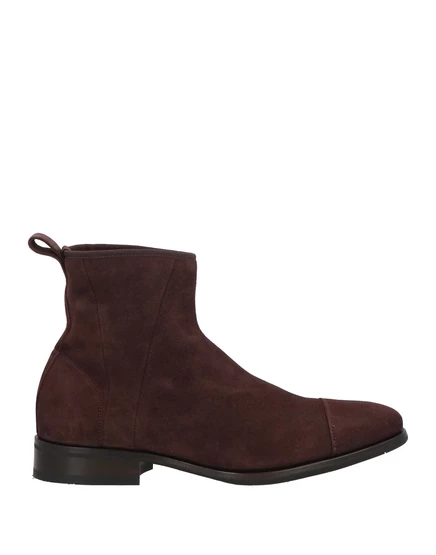 Мужские ботинки Santoni, замшевые, шоколадные