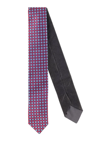 Мужской шелковый галстук Canali PAPERMAG, красный