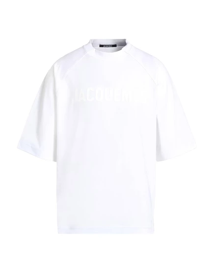 Мужская футболка Jacquemus оверсайз, белая