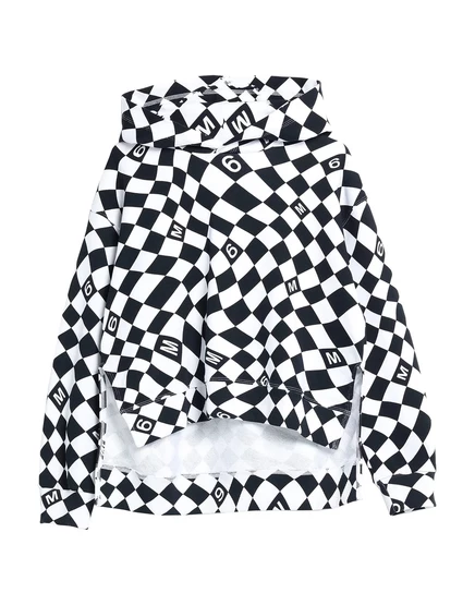 Женский свитшот MM6 Maison Margiela Junior, черный