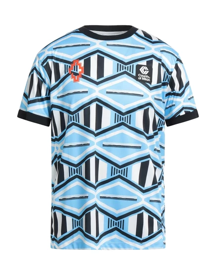 Мужская футболка Marcelo Burlon PAPERMAG, голубая