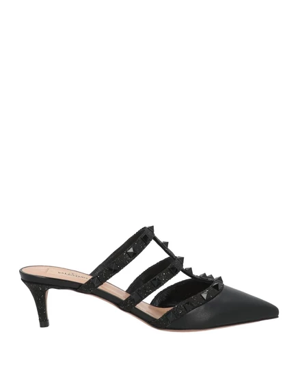 Женские мюли Valentino Garavani WONDERWOMAN, чёрные