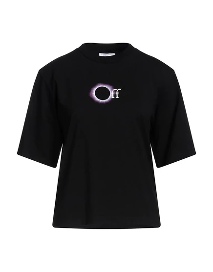 Женская футболка Off-White Lorenz_SP, черная