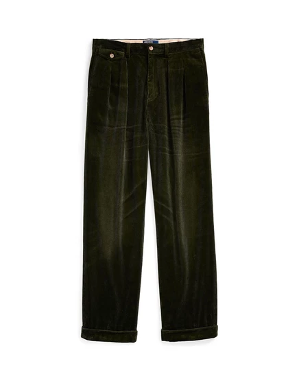 Мужские брюки Polo Ralph Lauren Pants, тёмно-зелёные