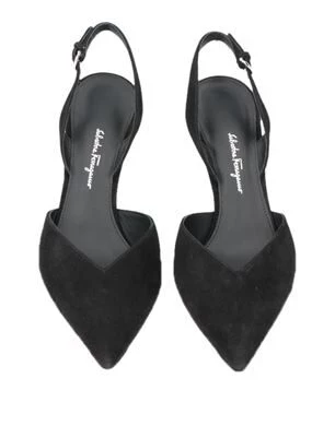 Мужские замшевые туфли Ferragamo, чёрные
