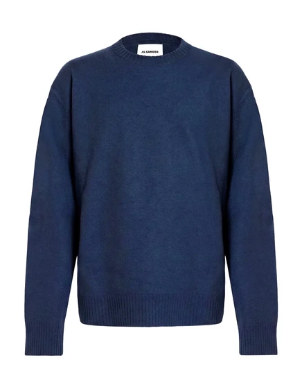 Мужской свитер Jil Sander из шерсти, синий