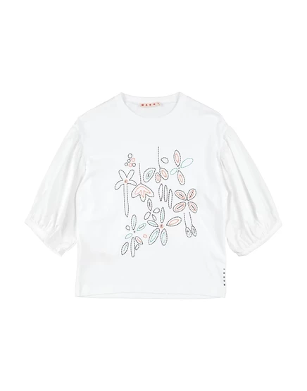 Женская футболка Marni Junior, белая