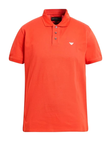 Мужское поло Emporio Armani Hamish, красное