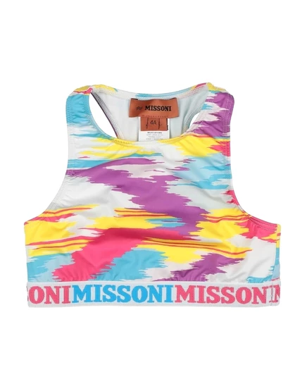 Детская майка Missoni Kids JUNIOR, белая