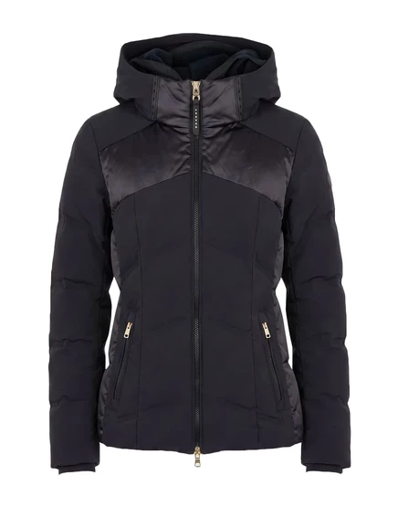 Женский пуховик Bogner с капюшоном, черный