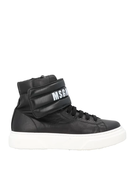 Детские высокие кеды MSGM JUNIOR, черные