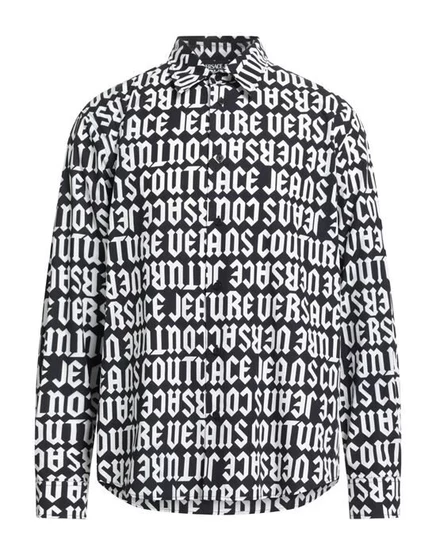 VERSACE JEANS COUTURE Pубашка иссиня-чёрный
