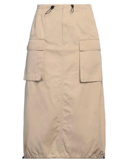 Женская юбка MM6 Maison Margiela миди, бежевая