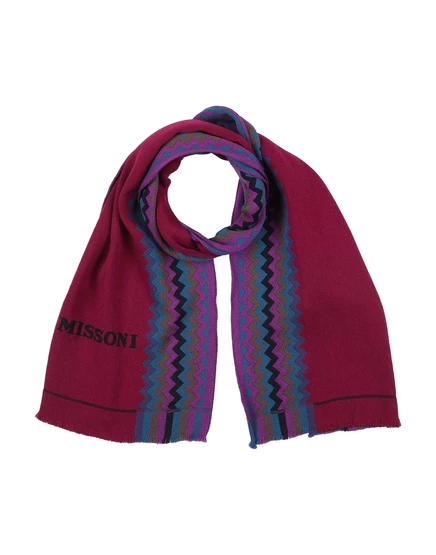 Женский шарф Missoni Papermag с бахромой, фиолетовый