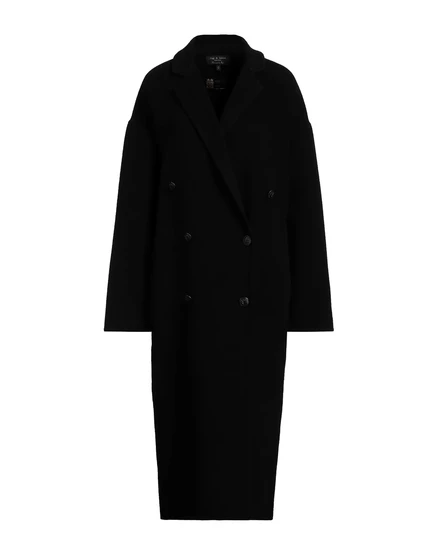 Женское двубортное пальто Rag & Bone PAPERMAG, черное