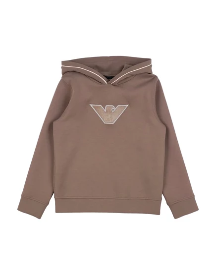 Детское худи Emporio Armani, хаки