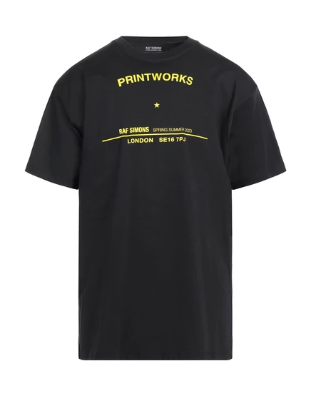 Мужская футболка Raf Simons, черная