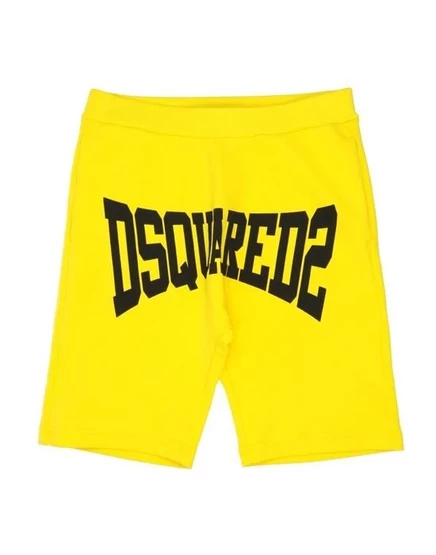 Шорты DSquared2 с логотипом, жёлтые