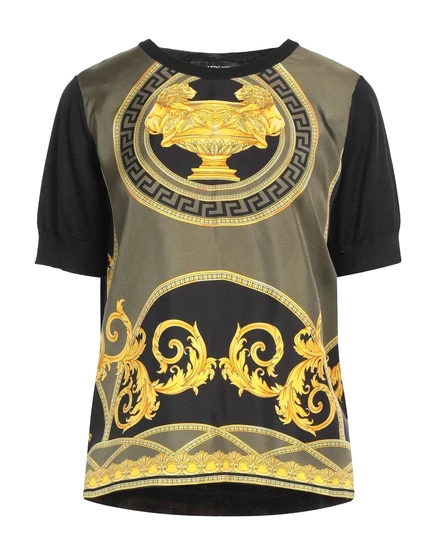 Женский топ Versace PAPERMAG, чёрный