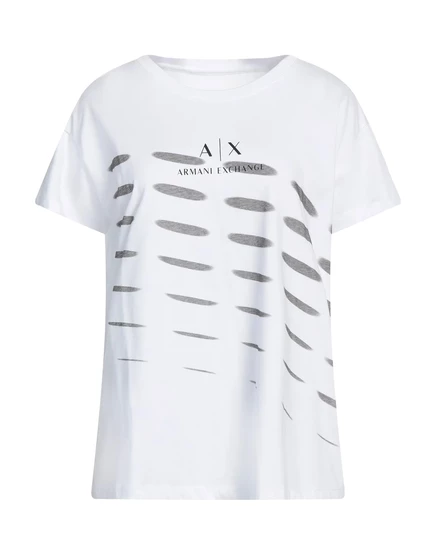 Женская футболка Armani Exchange WONDERWOMAN, белая