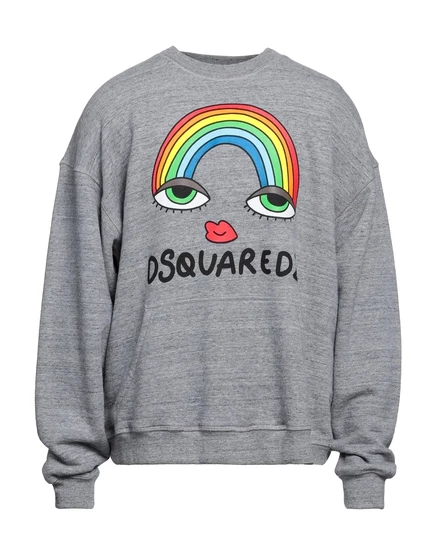 Мужской свитшот DSquared2 Wonderwoman, серый