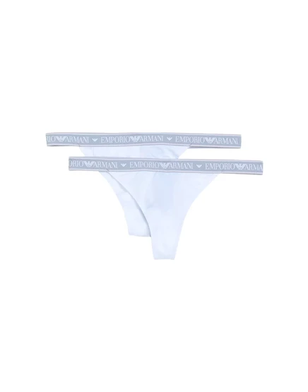 Женские стринги Emporio Armani PAPERMAG, 2 шт., белые