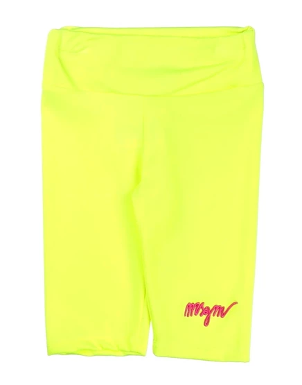 Женские шорты MSGM Promotion_junior, желтые