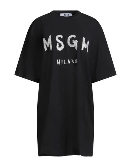 MSGM Короткое платье чёрный