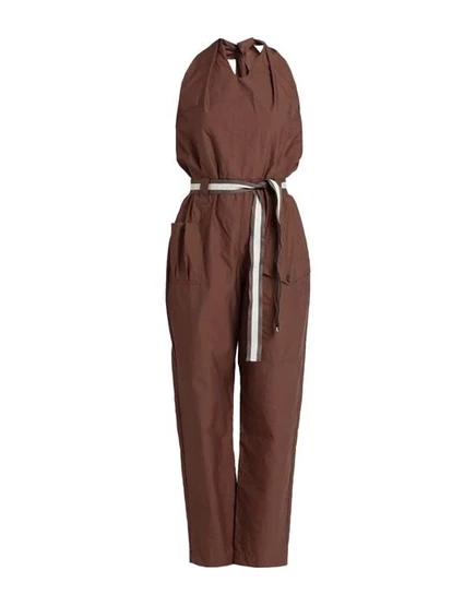 BRUNELLO CUCINELLI Брючный комбинезон коричневый